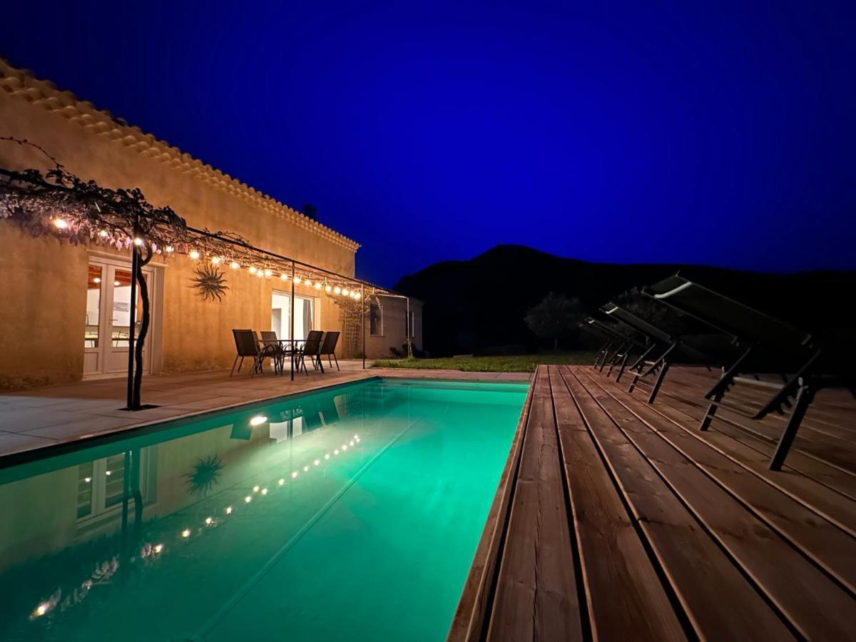 Estive Des Angelettes Piscine Chauffee Sauna Saint-Ferréol-Trente Eksteriør billede